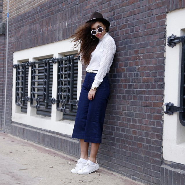 THE DENIM CULOTTES - FROM HATS TO HEELS
